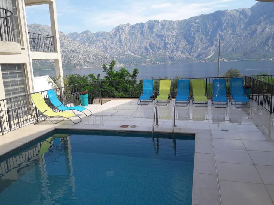 2Br Apartment With Pool Kotor Eksteriør billede